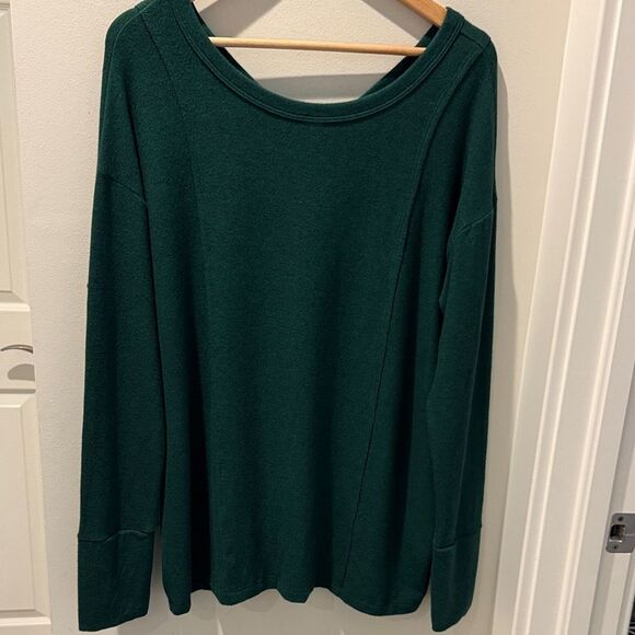 Michael Stars Forest Green Ivy Madison Brushed Jersey Sweater size XL NWT - Picture 1 of 10